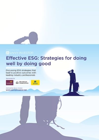 202110 Savvy Investor - Effective ESG